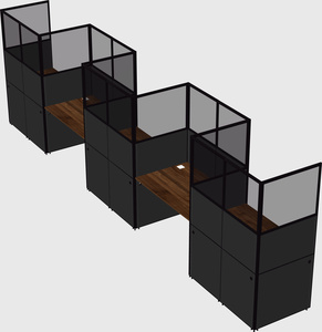 Rectangular cubicles