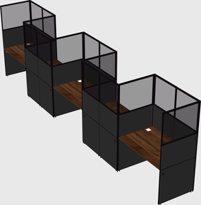 Rectangular cubicles