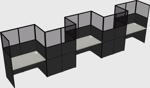 Rectangular cubicles