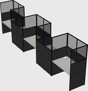 Rectangular cubicles