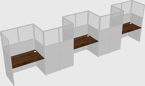 Rectangular cubicles