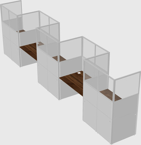Rectangular cubicles