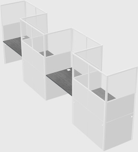 Rectangular cubicles