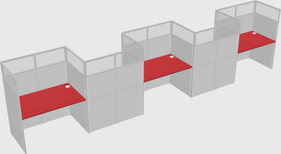 Rectangular cubicles