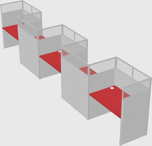 Rectangular cubicles