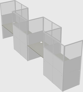 Cabines rectangulaires