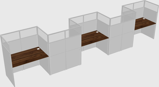 Rectangular cubicles