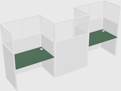 Rectangular cubicles