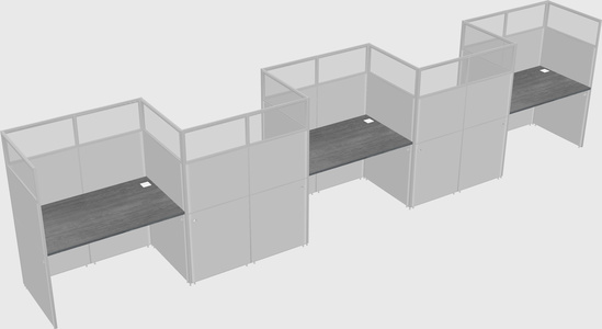 Rectangular cubicles