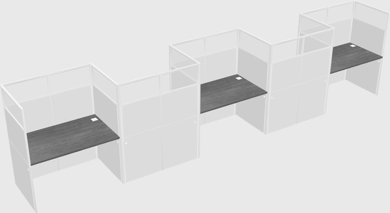 Rectangular cubicles