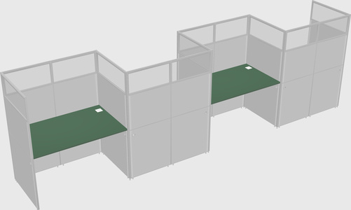 Rectangular cubicles