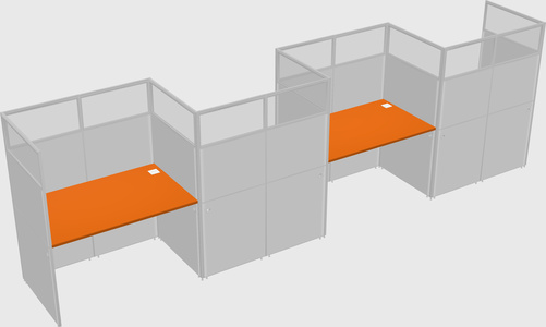 Rectangular cubicles
