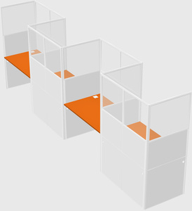 Rectangular cubicles
