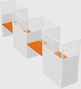 Rectangular cubicles