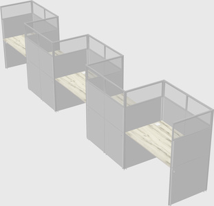Rectangular cubicles