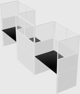 Cabines rectangulaires