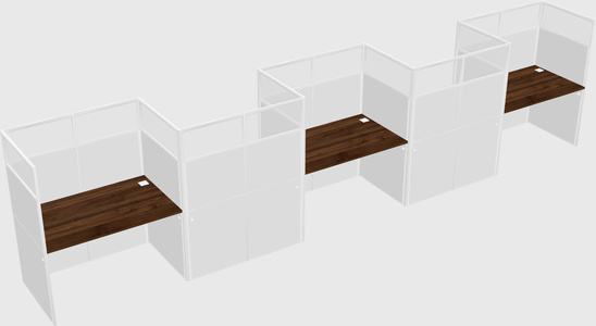 Rectangular cubicles