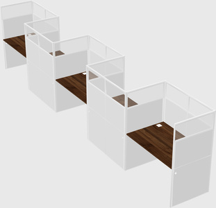 Rectangular cubicles