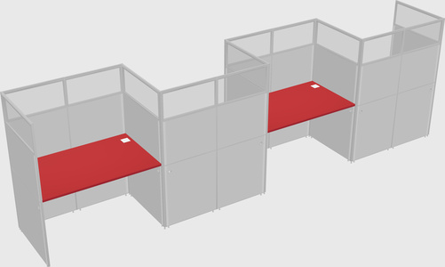 Rectangular cubicles