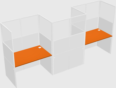 Rectangular cubicles