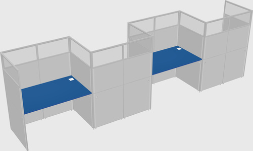 Rectangular cubicles