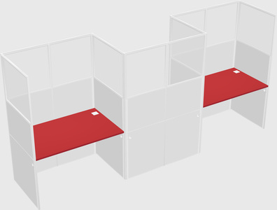 Rectangular cubicles