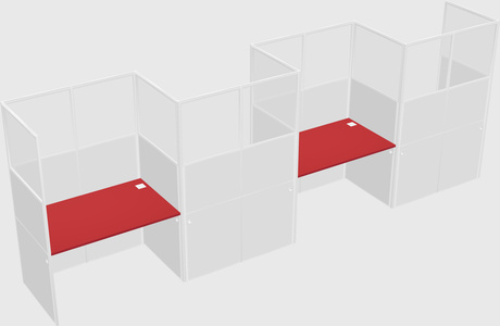 Rectangular cubicles