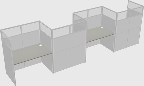 Rectangular cubicles