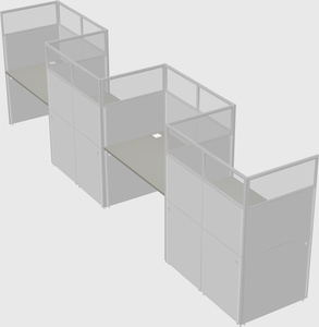 Rectangular cubicles
