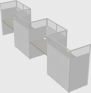 Rectangular cubicles