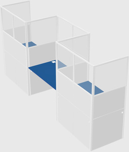 Rectangular cubicles
