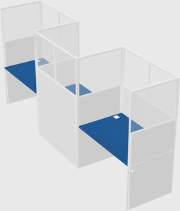 Rectangular cubicles