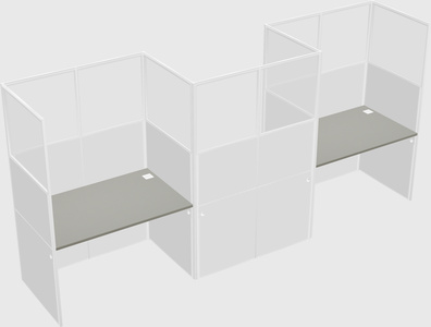Rectangular cubicles