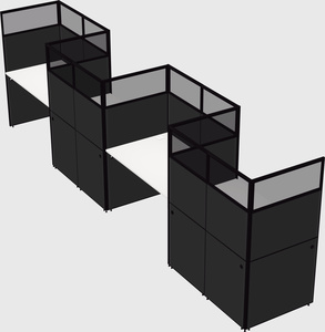 Rectangular cubicles
