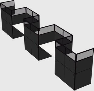 Rectangular cubicles