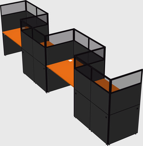 Rectangular cubicles