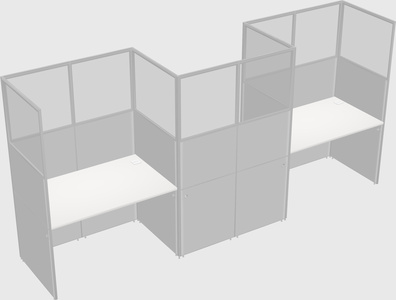 Rectangular cubicles