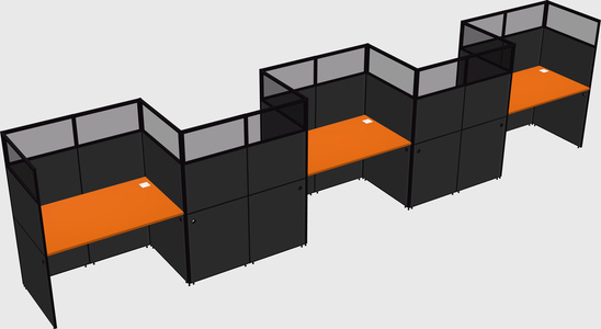 Rectangular cubicles