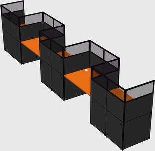 Rectangular cubicles