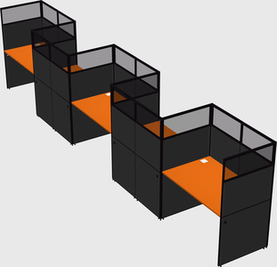 Rectangular cubicles