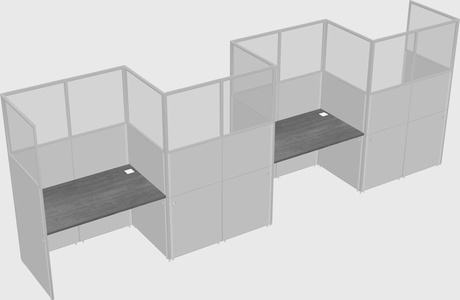 Cabines rectangulaires