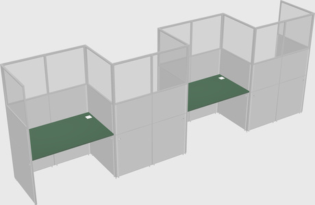Rectangular cubicles