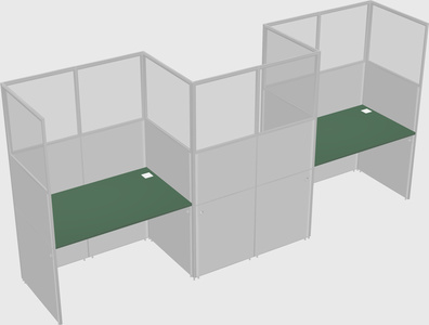 Rectangular cubicles