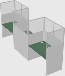 Rectangular cubicles