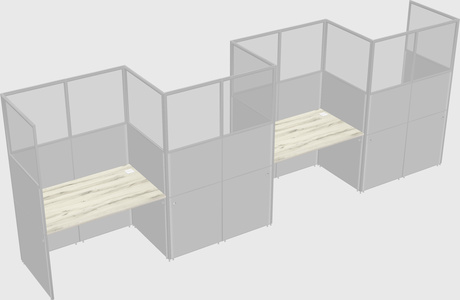 Rectangular cubicles