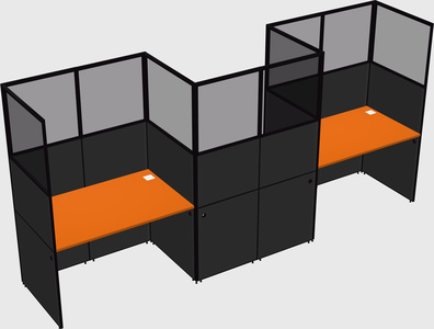 Rectangular cubicles
