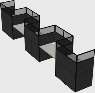 Rectangular cubicles
