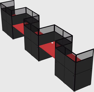 Rectangular cubicles