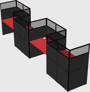Rectangular cubicles