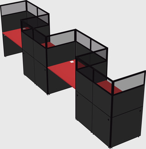 Rectangular cubicles